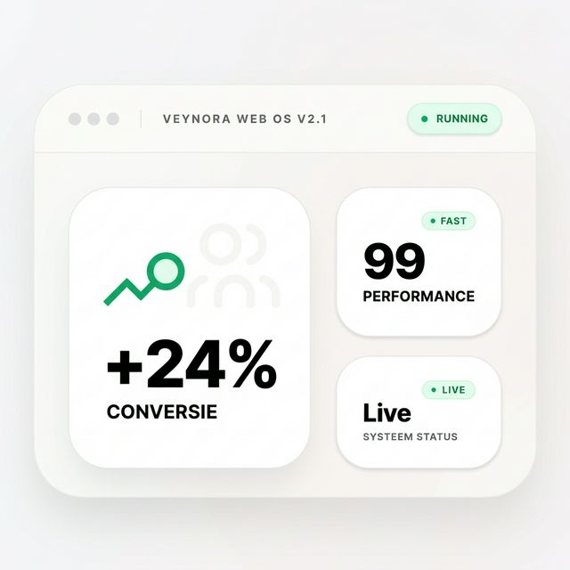Veynora Web OS Dashboard